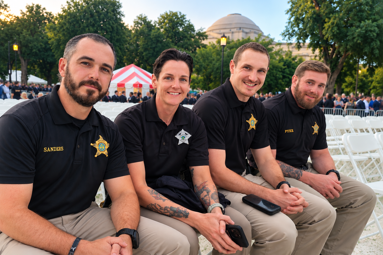 Honor Bound Heroes Foundation team at a memorial event